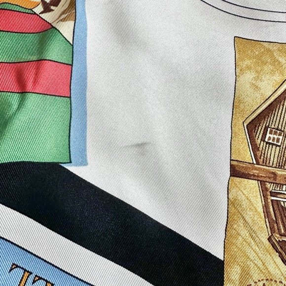 Authentic HERMES 100% Silk Square Scarf 90cm “New Orleans Creole Jazz” - Picture 14 of 15